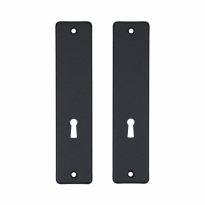 Aluminium binnendeurschild rechthoekig 180x41x6 mm BB56, zwart