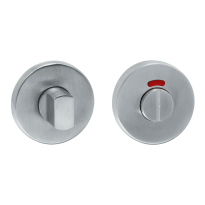 Artitec Wallebroek toiletgarnituur rood/groen indicator RVS, rond, 50x7mm