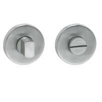 Artitec Wallebroek toiletgarnituur RVS, rond, 50x7mm