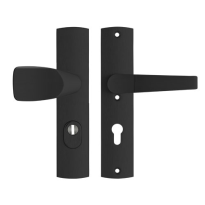 AXA 6662 All Black VH garnituur met kerntrekbeveiliging