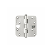 AXA Veiligheidsscharnier kogel 1543 SKG*** ronde hoek 89x89mm RVS - set van 2
