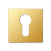Cilinderrozet 1291/BY 50x6mm goud 24k 