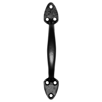Deurgreep KP1883 102mm smeedijzer zwart