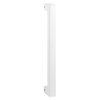 Deurgreep recht GPF11 22x600mm hoogte 55mm wit