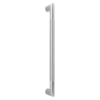 Deurgreep recht GPF75 25,4x234mm RVS gepolijst met RVS geborsteld