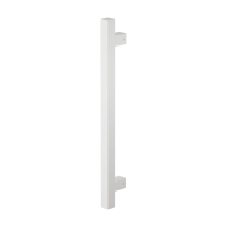 Deurgreep T-model GPF10 22x300mm hoogte 55mm wit