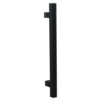 Deurgreep T-model GPF10 22x500mm hoogte 55mm zwart