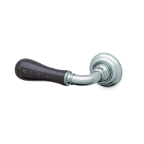 Deurklink op rozet Naxos 8011L chrome