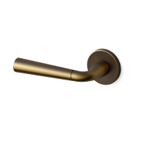 Deurkruk op rozet Special S91 mat brons 51x6mm - linkswijzend