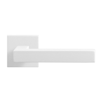 GPF deurkruk op vierkante rozet, Zaki+, paar, wit
