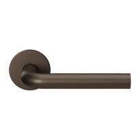 GPF100VRA1 Dark blend L-model 19mm deurkruk op rozet 53x6mm rechtswijzend
