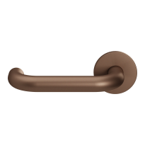 GPF105VRA2 Bronze blend U-model 19mm deurkruk op rozet 53x6mm linkswijzend