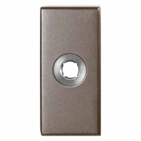 GPF1101.A3 L rozet rechthoekig 70x32x10 mm Mocca blend links draaiend