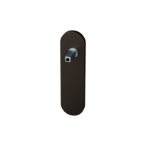 GPF1110.A1.411 kortschild afgerond BB72 Dark blend met vastgelaste knopvastzetter