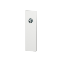 GPF1115.62.432 kortschild rechthoekig PC55 wit met vastgelaste knopvastzetter