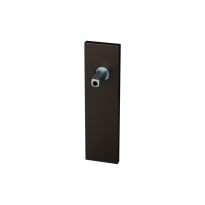 GPF1115.A1.442 kortschild rechthoekig PC72 Dark blend met vastgelaste knopvastzetter