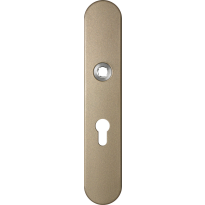 GPF1120.A4L langschild afgerond PC55 linksdraaiend Champagne blend