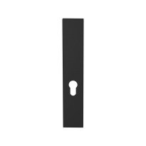 GPF1225.61L/R langschild rechthoekig PC55 zonder krukgat links-/ rechtsdraaiend zwart
