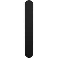 GPF1270.61L/R langschild XL afgerond links-/ rechtsdraaiend zwart