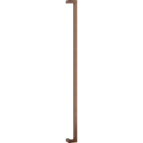 GPF13 deurgreep verkropt 22x22x1000mm hoogte 60mm Bronze blend