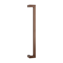 GPF13 deurgreep verkropt 22x22x500mm hoogte 60mm Bronze blend