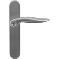 GPF1330.20 Kare deurkruk op langschild WC63/8 grote knop