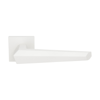 GPF3112.62.02 Rua deurkruk op vierkante rozet wit, 50x8mm