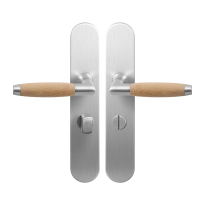 GPF4040.20 Ika deurkruk op langschild WC57/5 normale knop