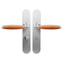 GPF4041.20 Ika XL deurkruk op langschild WC63/8 normale knop