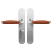 GPF4236.20 Ika XL deurkruk op langschild WC63/8 normale knop