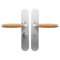 GPF4241.20 Ika XL deurkruk op langschild WC57/5 grote knop