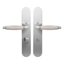 GPF4342.20 Ika deurkruk op langschild WC63/8 normale knop