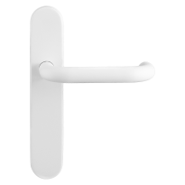 GPF8207.60R Hoa deurkruk op langschild wit rechtswijzend PC72