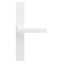noot huis Publicatie GPF8218.85 Zaki+ deurkruk op langschild wit XL BB56 - deurbeslagstore.be