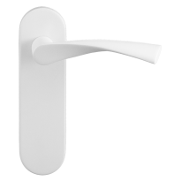 GPF8227.50 Wit Kino deurkruk op kortschild wit WC63/8