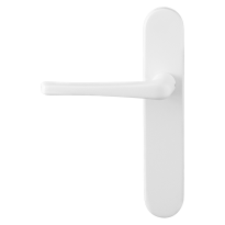 GPF8232.60L Tiki deurkruk op langschild wit linkswijzend BB56