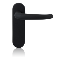 GPF8250.10 Tino deurkruk op kortschild zwart blind