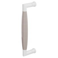 GPF8300.62C deurgreep Ika wit/eiken whitewash haaks 207x63/191mm