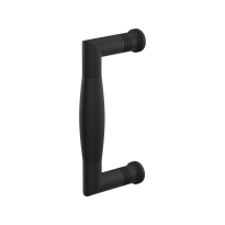 GPF8305.61A deurgreep Ika haaks 130x60/114mm zwart 
