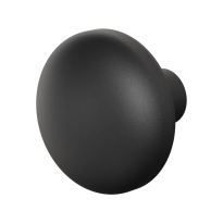 GPF8957.61 Paddenstoel knop S1 zwart draaibaar 65mm incl. krukstift