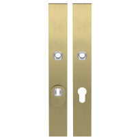 GPF9338.92P4 veiligheidsschilden met kerntrekbeveiliging PC92 PVD mat messing