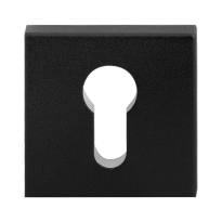 GPF9388.64 veiligheidsbinnenrozet vierkant 54 mm SKG*** smeedijzer zwart