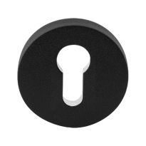 GPF9393.64 veiligheidsbinnen rozet rond 54 mm SKG*** zwart smeedijzer zwart
