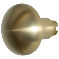 GPF9859.P4 Paddenstoel knop S5 52mm PVD mat messing