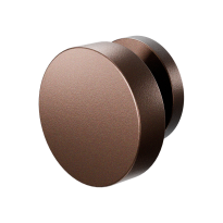 GPF9860.A2-00R Bronze Blend excentrische knop S5 60x16mm met wisselstift op ronde rozet rechts