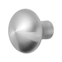 GPF9959.09 Paddenstoel knop S1 RVS geborsteld draaibaar 52mm incl. krukstift