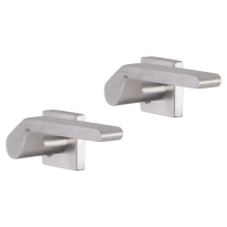 Impresso Boston deurkruk op rozet 53x53x9mm RVS geborsteld