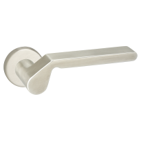 Impresso Boston deurkruk op rozet 53x9mm RVS geborsteld