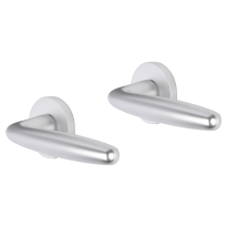 Impresso Cambridge deurkruk op rozet 53x9mm Aluminium