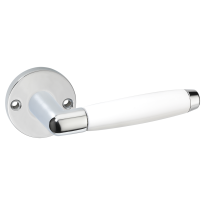 Impresso Durban deurkruk op rozet 53x9mm Chroom